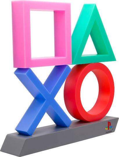 Paladone Παιδικό Διακοσμητικό Φωτιστικό PlayStation Icons XL Πολύχρωμο 30x30x6εκ.
