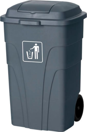 Mopatex Plastic Wheeled Waste Bin 240lt Gray