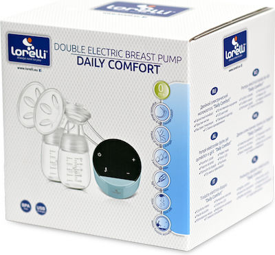 Lorelli Ηλεκτρικό Διπλό Θήλαστρο "Daily Comfort Double " Ρεύματος 180ml