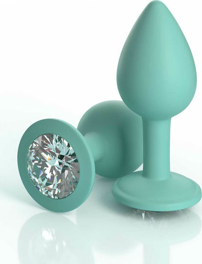 Pipedream Hookup Panties Crotchless Secret Gem Πρωκτική Σφήνα Τιρκουάζ 7.1cm