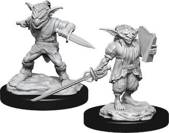 WizKids Dungeons & Dragons Nolzur's Marvelous Miniatures Male Goblin Rogue & Female Goblin Bard Unpainted Figure