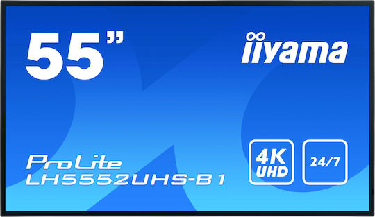 Iiyama LH5552UHS-B1 Afișaj Public 54.6" LCD 4K UHD