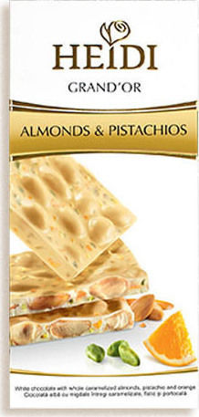 Heidi Grand’or Σοκολάτα Λευκή Almonds & Pistachios 100gr