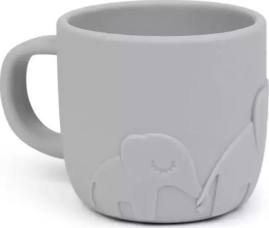 Done by Deer Baby Cup Peekaboo Elphee made of Silicone Gray