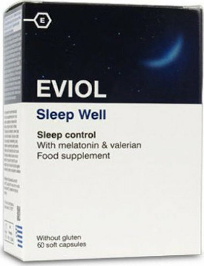 Eviol Sleep Well Συμπλήρωμα για τον Ύπνο 60 μαλακές κάψουλες