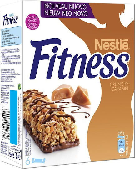 Nestle Fitness Bar Energy / Oat / Nuts with Crunchy Caramel (6x23.5gr) 141gr