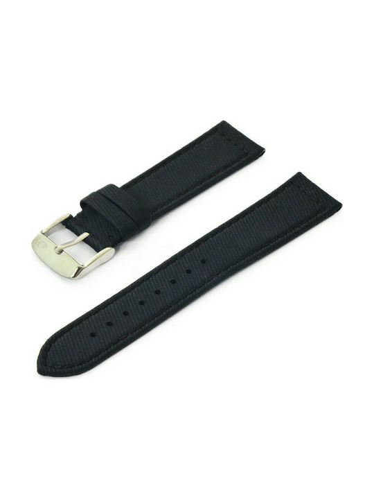 Morellato Zante Leather Strap Black 24mm