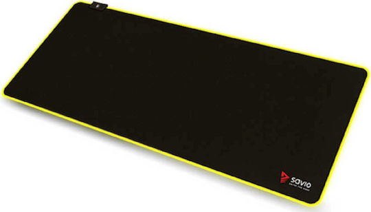 Savio Turbo Dynamic Gaming Mouse Pad XXL (800mm) με RGB Φωτισμό Μαύρο GLETDL