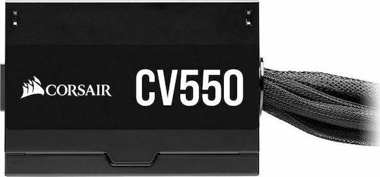 Corsair CV Series CV550 550W Μαύρο Τροφοδοτικό Υπολογιστή Full Wired 80 Plus Bronze