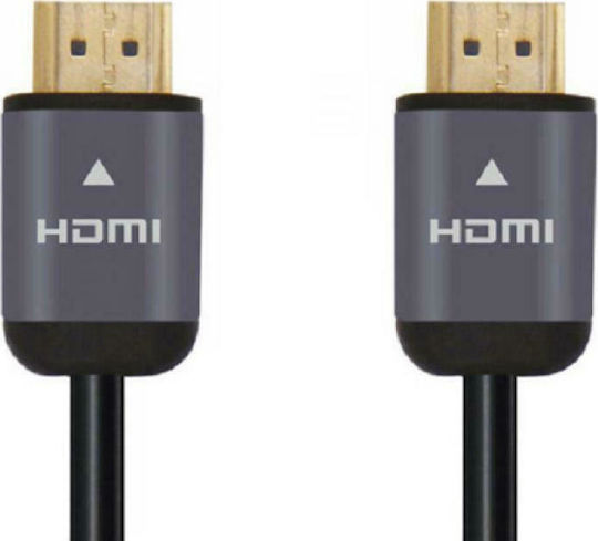 Powertech HDMI 2.0 Cable HDMI male - HDMI male 1m Black