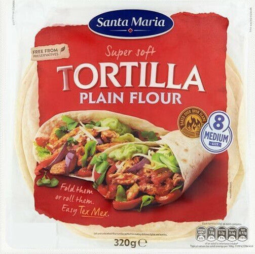 Santa Maria Tortilla Tortilla 320gr 8pcs