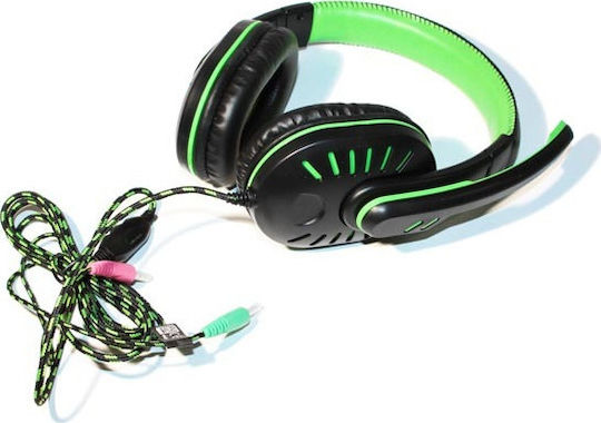 Esperanza Crow (Green) Over Ear Gaming Headset cu conexiune 2x3,5mm Verde