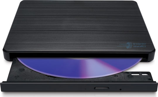 Hitachi-LG Data Storage GP60 External DVD/CD Recorder for Desktop / Laptop Black