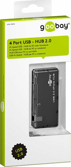 Goobay USB Хъб 4 Порта USB 2.0 с Връзка USB-A