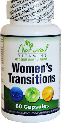 Natural Vitamins Women's Transitions Ergänzungsmittel für die Menopause 60 Mützen