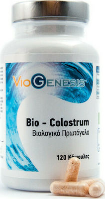 Viogenesis Bio Colostrum Supplement for Immune Support 120 caps