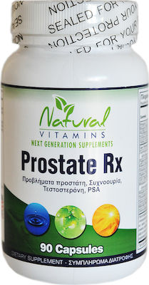 Natural Vitamins Prostate Rx Συμπλήρωμα για την Υγεία του Προστάτη 90 κάψουλες