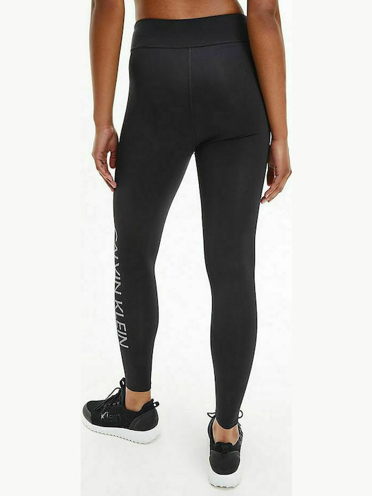 Calvin Klein Training Γυναικείο Μακρύ Κολάν Ψηλόμεσο Μαύρο
