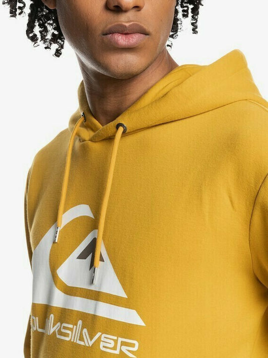 Big Logo Sweatshirt with Hood Yellow