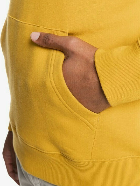Big Logo Sweatshirt with Hood Yellow