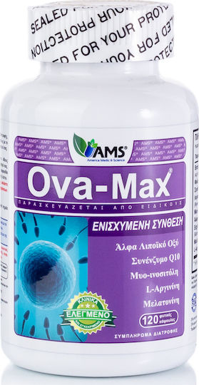 AMS OVAMAX Besondere Nahrungsergänzungsmittel Für Schlafen 120 Kräuterkapseln
