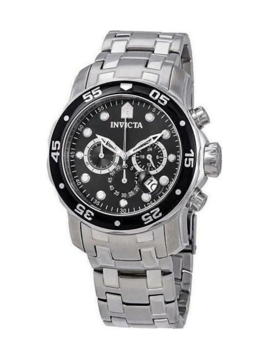 Invicta Pro Diver Ρολόι Kinetic με Μεταλλικό Μπρασελέ