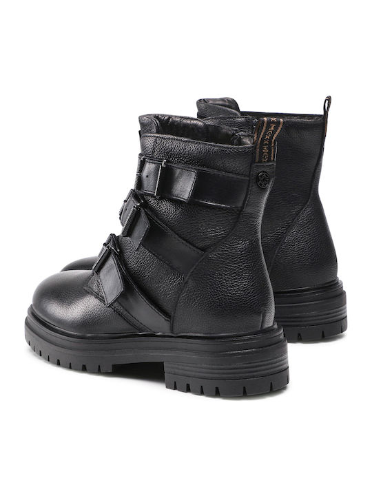 MXTY002301W Botine de catifea Ghete dama Negru