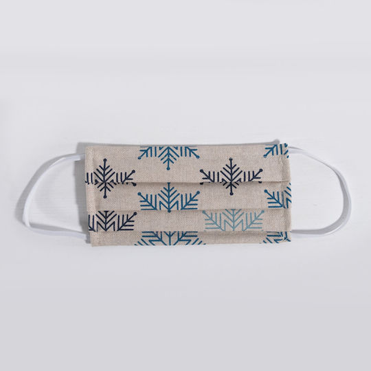Ntampoudis Ntampoudis Fabric Protective Mask Gray 2 Pieces