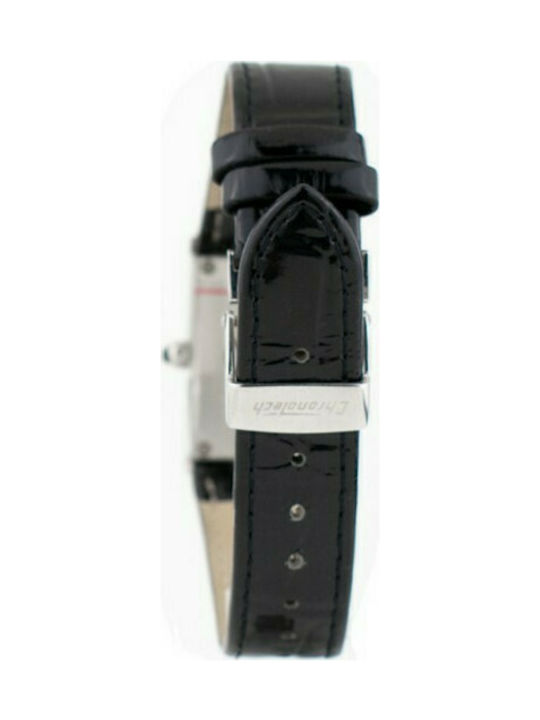 Chronotech Watch with Black Leather Strap CT7017L-04