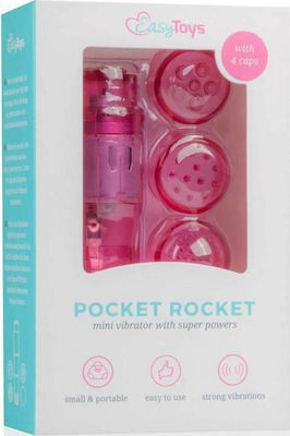 Easytoys Pocket Rocket Vibrator Massage 10.50cm ET008PNK Pink