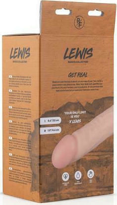 Easytoys Lewis Реалистичен Вибратор 22см Плът
