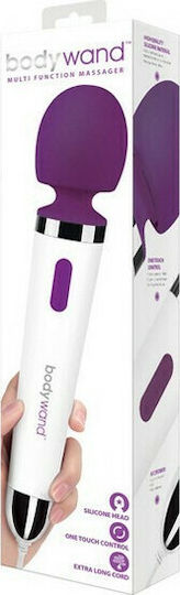 Bodywand Plug-in Multi Function Wand Massager Δονητής Μασάζ με Απομακρυσμένο Έλεγχο 30cm White Purple