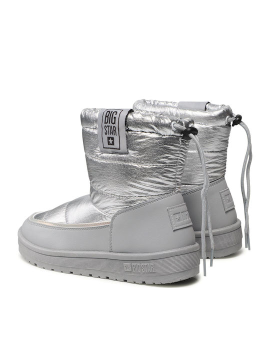 Damenstiefel Silber