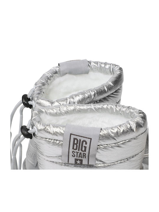 Damenstiefel Silber