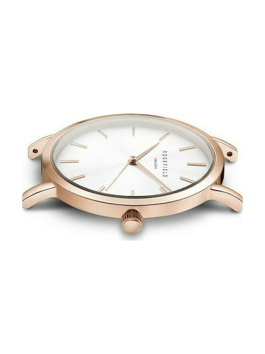 Rosefield Tribeca Uhr mit Rose Gold Metallarmband