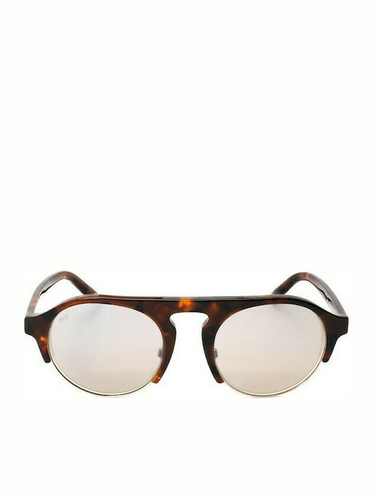 Web Men's Sunglasses with Brown Tartaruga Plastic Frame WE0224 52G