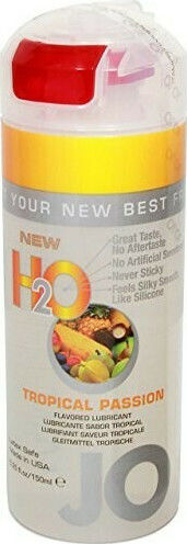 System Jo H2O Flavored Lubrifiant Pasiune tropicală 120ml