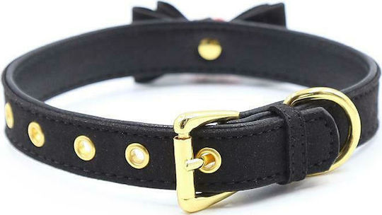 Fetish Addict Collar with Bow Rattle Κολάρο σε Μαύρο Χρώμα