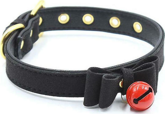 Fetish Addict Collar with Bow Rattle Κολάρο σε Μαύρο Χρώμα