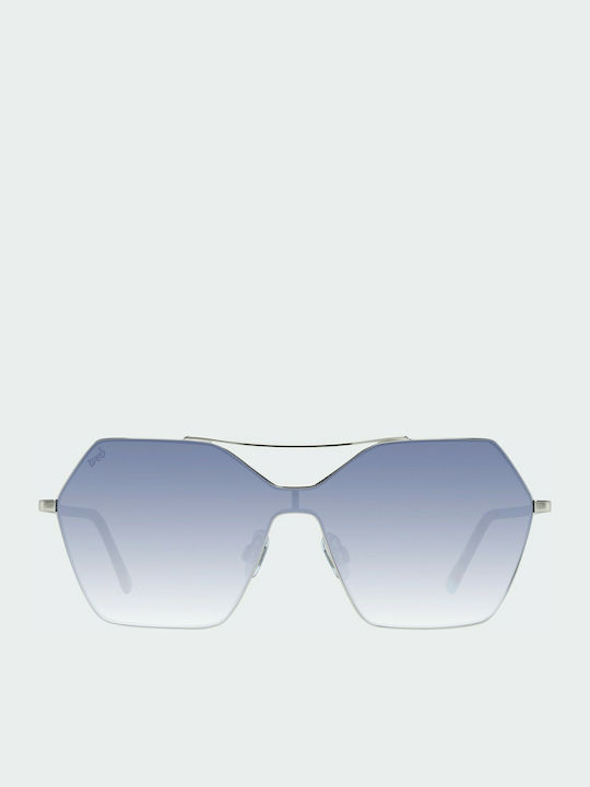 Web Sunglasses with Silver Metal Frame WE0213 16W