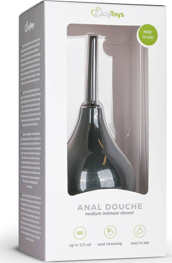 Easytoys Anal Douche Πρωκτικό Ντους 125ml Medium Black
