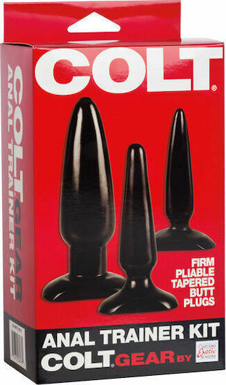 Colt Anal Trainer Butt Plugs Anale Plugs Elektrische Gitarren Black 3Stück
