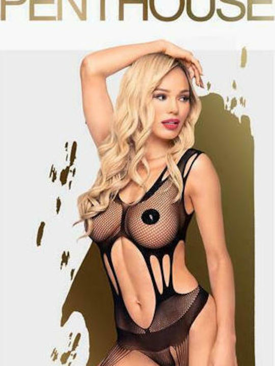 Penthouse Penthouse Hot Nightfall Mesh Bodystocking Black