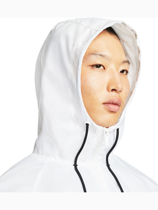 Sportswear Μπουφάν Bomber Αντιανεμικό White / Grey
