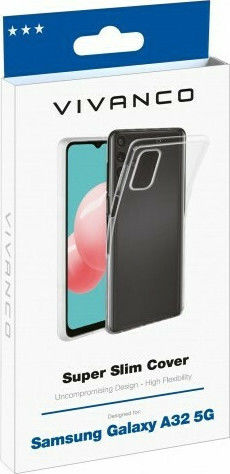 Vivanco Super Slim Back Cover Σιλικόνης Διάφανο (Galaxy A32 5G)