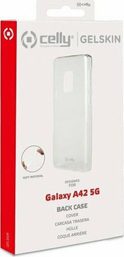 Celly Gelskin Back Cover Silicone Transparent (Galaxy A42)
