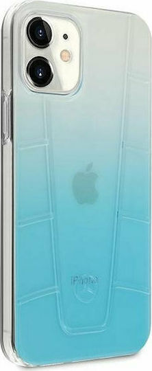 Mercedes-Benz Transparent Line Back Cover Πλαστικό Μπλε (iPhone 12 mini)