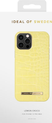 iDeal Of Sweden Atelier Back Cover Σιλικόνης Lemon Croco (iPhone 12 Pro Max)