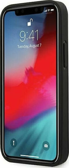 Mercedes-Benz Wave Back Cover Δερματίνης Μαύρο (iPhone 12 mini)