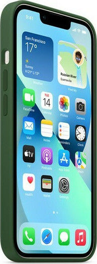 Apple Silicone Case with MagSafe Back Cover Silicone Clover (iPhone 13)